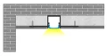 Profil din aluminiu pentru plăci din gips-carton pentru benzi LED 12mm 1m argintiu anodizat cu difuzor lăptos și accesorii