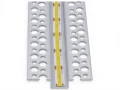 Profil din aluminiu pentru plăci de gips-carton pentru benzi LED 17mm 1m argintiu cu difuzor opal și accesorii