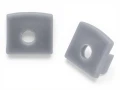 Profil din aluminiu pentru plăci de gips-carton pentru benzi LED 17mm 1m argintiu cu difuzor opal și accesorii