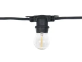 Set: Ghirlandă de grădină 10m 20xE27 + 20x Bec LED E27 1.3W filament