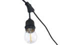 Set: Ghirlandă de grădină 10m 10xE27 + 10x Bec LED E27 6.5W filament