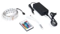 Set bandă LED 12V | 5050 | 150LED | 5m | IP65 | RGB + controler IR24 + alimentator 36W