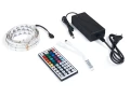 Set bandă LED 12V | 5050 | 150LED | 5m | IP65 | RGB + controler IR44 + alimentator 36W