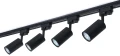 Set de șină Lite GU10 x4 + șină de alimentare 2m - Negru