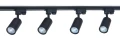 Set de șină Lite GU10 x4 + șină de alimentare 2m - Negru