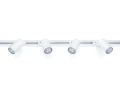 Set de șină Lite GU10 x4 + șină de alimentare 2m - Alb