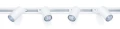 Set de șină Lite GU10 x4 + șină de alimentare 2m - Alb