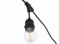 Set: Ghirlandă de grădină 10m 10xE27 + 10x Bec LED E27 1.3W filament