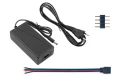 Set bandă LED 12V | 5050 | 300LED | 10m | IP20 | RGB + CONTROLER RF-RGB-004 + ALIMENTATOR 72W