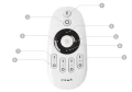 Set telecomandă pe zone + controler pentru benzi monocolore RF-1CH-4SK