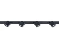 Set Steka Violet lampă LED pe șină GU10 x4 + șină 2m - Negru
