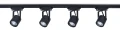 Set Steka Violet lampă LED pe șină GU10 x4 + șină 2m - Negru