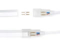 Set bandă LED 24V | 2835 | 120LED | 2m | IP67 | NEON | VERDE + alimentator 24V 24W + ștecher cu cablu de alimentare 1.9m