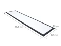 Panou LED 120x30 50W alb neutru (4000K) + ramă
