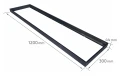 Panou LED 120x30 50W alb neutru (4000K) + ramă