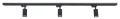 Set șină Lite GU10 x3 + șină 1.5m - Negru
