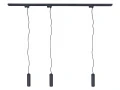 Set Steka Ring lampă pe șină LED GU10 x3 + șină 1.5m - Negru
