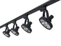 Set Steka Leon lampă pe șină LED AR111 GU10 x4 + șină 2m - Negru