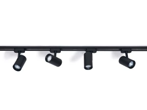 Set Steka Ductus lampă LED pe șină GU10 x4 + șină 2m - Negru