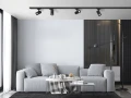Set Steka Ductus lampă LED pe șină GU10 x4 + șină 2m - Negru