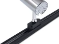 Set Steka Ductus Crom lampă pe șină LED GU10 x4 + șină 2m - Negru