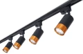 Set Steka Klemens lampă pe șină LED GU10 x4 + șină 2m - Negru