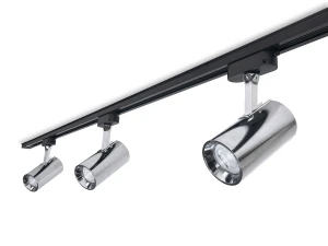 Set Steka Ductus Crom lampă pe șină LED GU10 x3 + șină 1.5m - Negru