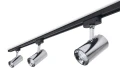 Set Steka Ductus Crom lampă pe șină LED GU10 x3 + șină 1.5m - Negru