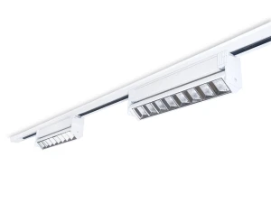 Set Steka Eclipse lampă LED pe șină 12W 30cm 4000K x2 + șină 1.5m - Alb