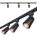 Set Steka XD-IK252B lampă pe șină LED GU10 x3 + șină 1.5m - Negru