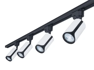 Set Steka Sento lampă pe șină LED GU10 x4 + șină 2m - Alb / negru