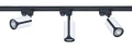 Set Steka Sento lampă pe șină LED GU10 x3 + șină 1.5m - Alb / negru