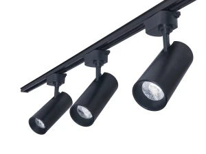 Set Steka Piko 20W 4000K lampă LED pe șină x3 + șină 1.5m - Negru