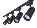 Set Steka Piko 30W 4000K lampă LED pe șină x4 + șină 2m - Negru