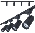 Set Steka Piko 30W 4000K lampă LED pe șină x4 + șină 2m - Negru