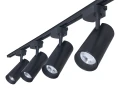 Set Steka Piko 30W 4000K lampă LED pe șină x4 + șină 2m - Negru