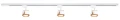 Set Steka XD-IK256W lampă pe șină LED GX53 x3 + șină 1.5m - Alb