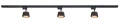 Set Steka XD-IK256B lampă pe șină LED GX53 x3 + șină 1.5m - Negru