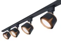 Set Steka XD-IK256B lampă pe șină LED GX53 x4 + șină 2m - Negru