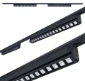 Set Steka Linda 24W 60cm 4000K lampă LED pe șină x2 + șină 2m - Negru