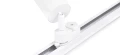 Set Steka Klemens alb-auriu lampă pe șină LED GU10 x4 + șină 2m - Alb