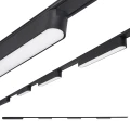 Set Luxo Linea lampă pe șină LED 12W x3 + șină 2m + alimentator – Negru – Alb neutru (4000K)