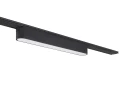 Set Luxo Linea lampă pe șină LED 12W x3 + șină 2m + alimentator – Negru – Alb neutru (4000K)