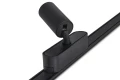 Set Luxo Spot lampă pe șină LED 5W x4 + șină 2m + alimentator – Negru – Alb neutru (4000K)