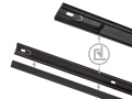 Set Luxo Spot lampă pe șină LED 5W x4 + șină 2m + alimentator – Negru – Alb neutru (4000K)