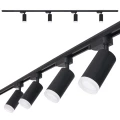 Set Steka Ductus lampă LED pe șină GU10 x4 + șină 2m - Negru-alb