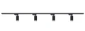 Set Steka Ductus lampă LED pe șină GU10 x4 + șină 2m - Negru-alb