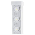 Panou LED aplicat T10 36W 1.2m - Argintiu - Alb neutru (4500K)