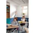 Panou LED aplicat T10 36W 1.2m - Argintiu - Alb neutru (4500K)