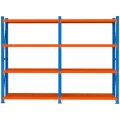 Raft metalic de depozit cu 8 polițe 400x200x60 cm până la 200 kg